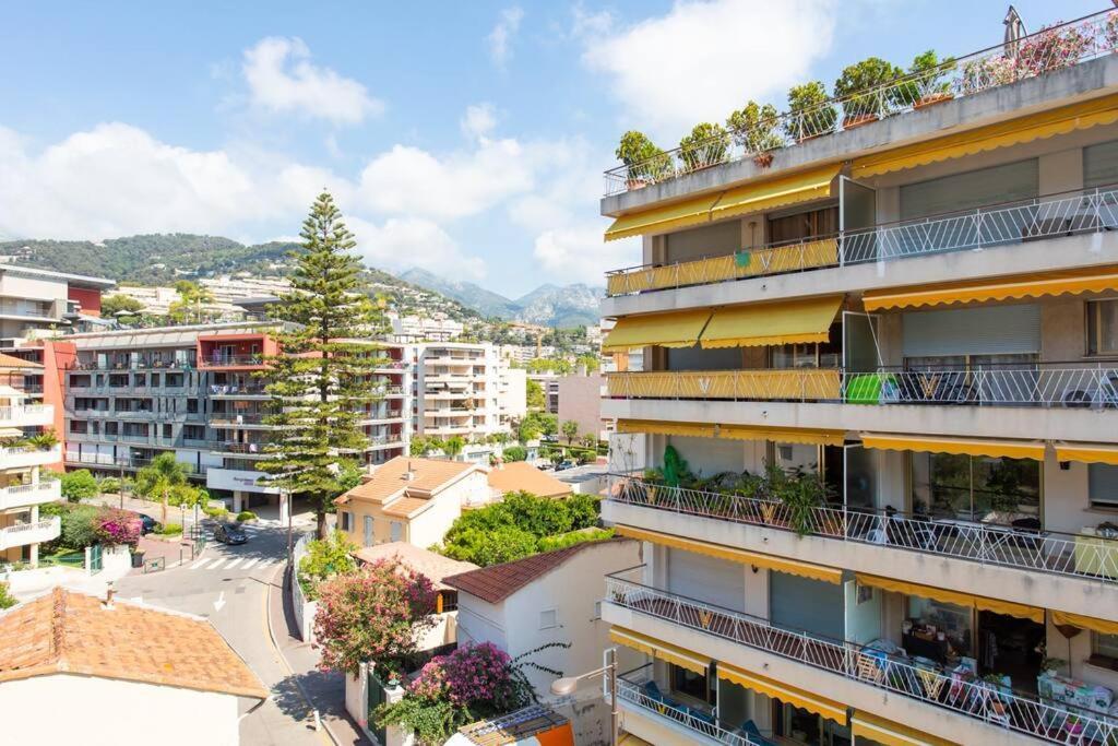 La Perle 2 P Terrasse Vue Mer 1Min Plage Clim Roquebrune-Cap-Martin Exterior foto