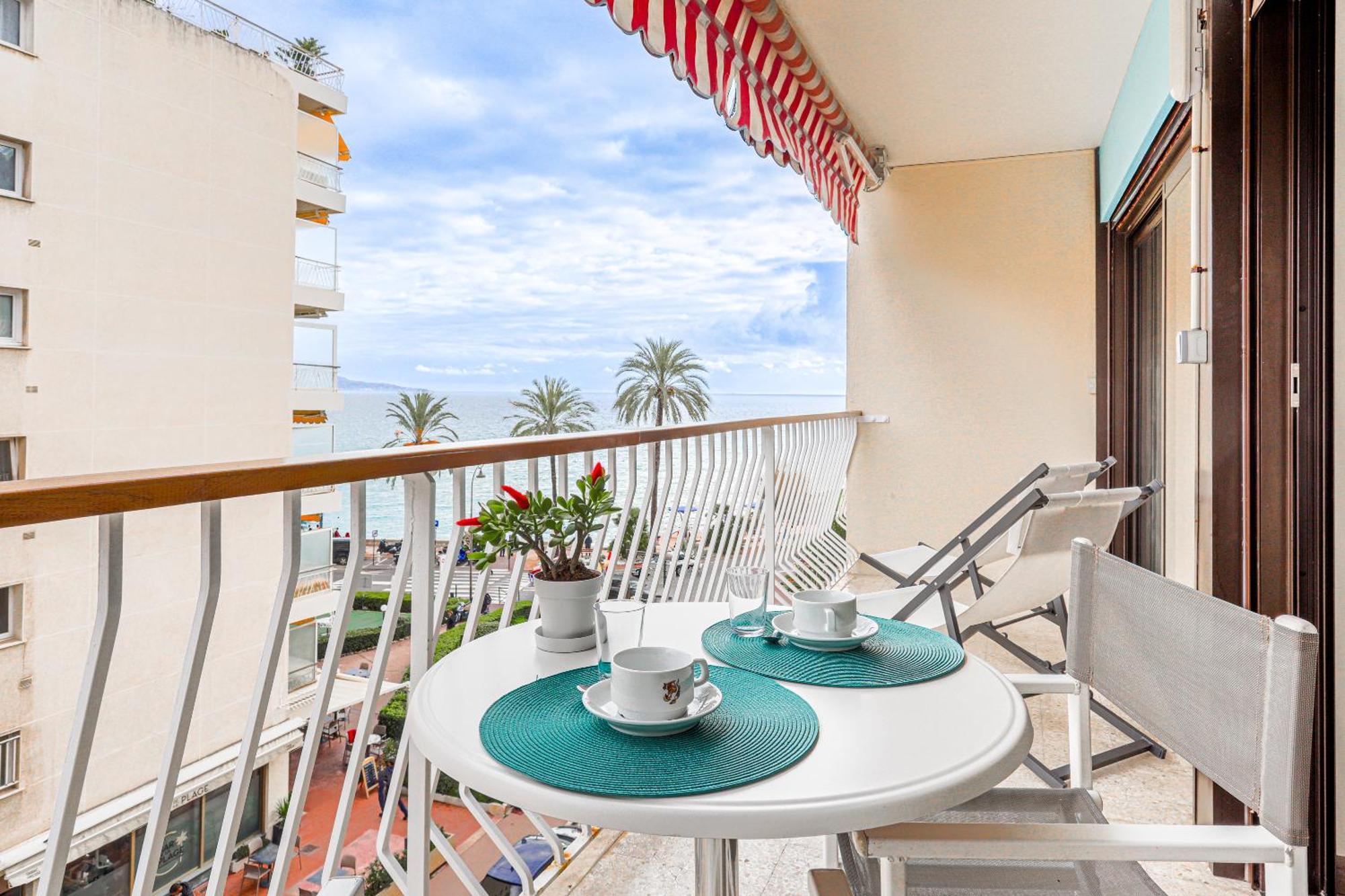 La Perle 2 P Terrasse Vue Mer 1Min Plage Clim Roquebrune-Cap-Martin Exterior foto
